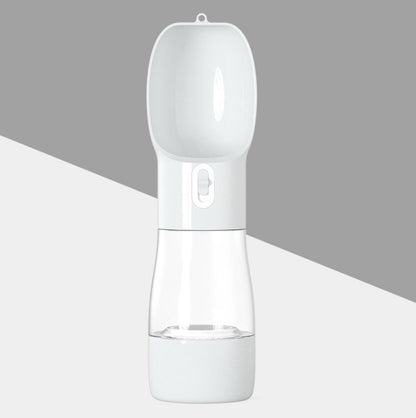 Portable Dog & Cat Water Bottle with Food Container