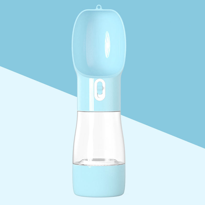 Portable Dog & Cat Water Bottle with Food Container