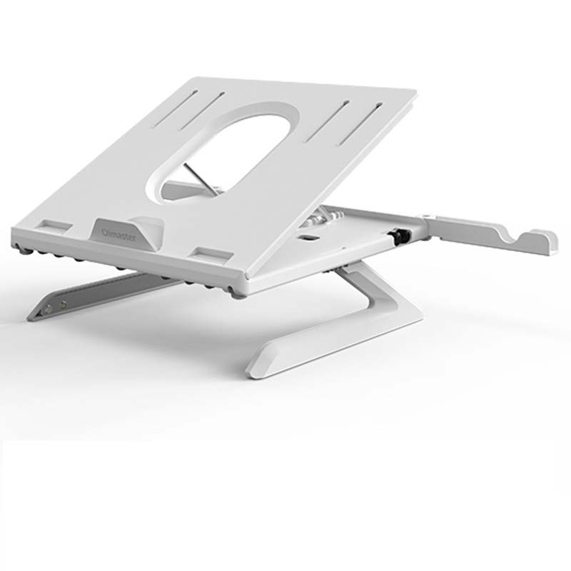 Adjustable Aluminum Laptop Stand with Phone Holder