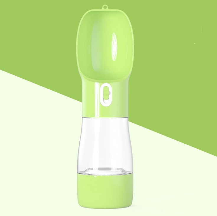 Portable Dog & Cat Water Bottle with Food Container