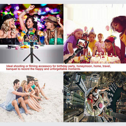 Bluetooth Selfie Stick Tripod for 3.5–6.2" Phones