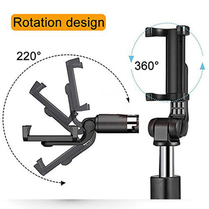 Bluetooth Selfie Stick Tripod for 3.5–6.2" Phones