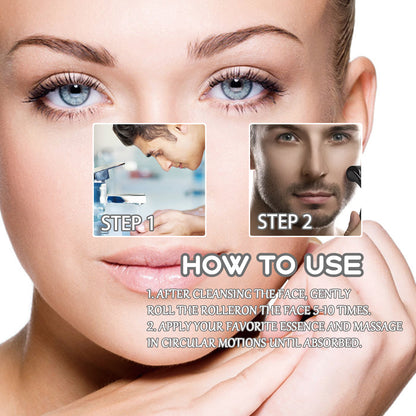 Facial Massage Roller To Reduce Fine Lines Closed Acne Rejuvenation Face Massage Treatment