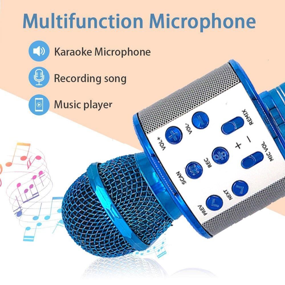 Portable Bluetooth Karaoke Microphone with Speaker